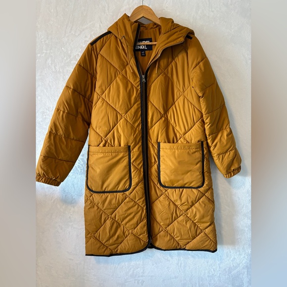 Lands' End Jackets & Blazers - Lands' End Women's Insulated Quilted Primaloft ThermoPlume Maxi Coat size small